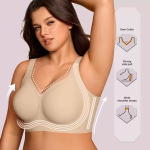 <span class=keywords><strong>Sujetador</strong></span> Telige Sexy Plus Size para Mujer, Copas <span class=keywords><strong>H</strong></span>, I, J, Copas Grandes, Transpirable, Sin Varillas, Sin Costuras, para Senos Grandes - Product Image 1