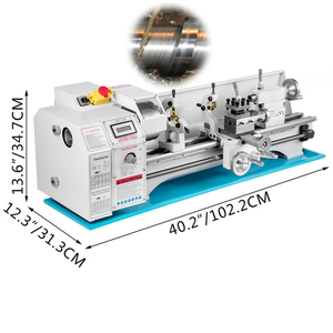 1.1 kW 220*750MM Tour Machine 8.7 "x 29.5" Multi Purpose Combo Tour Machine Mini Tour à métaux - Product Image 1