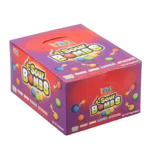 Caramelos sour chewias embalagem super sour bombs slittles doces importação doces doces por atacado personalizado doces bombom mastigar doces