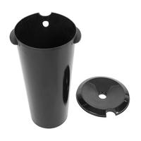 Bouteille d'eau de coiffure en plastique noir de seau de lavabo pour baignoire à shampoing portable tenir 10 litres d'eau pour un usage domestique en salon