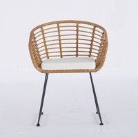 Ensemble de meubles de jardin fabriqué en Chine chaise de sol extérieure chaise longue d'extérieur chaises de salle à manger en rotin