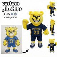 Fabricant de jouets en peluche personnalisés, usine de mini-jouets en peluche personnalisés avec fermeture éclair, personnage de loup-garou, décorations pour événements d'Halloween, jouet en peluche personnalisé en vinyle
