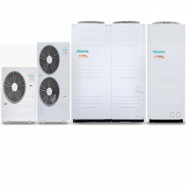 New Energy Digital Heat Pump 80 Degree Hot Water 220V Air Source Water Heater with DC Inverter IoT & Hisense Air Conditioner