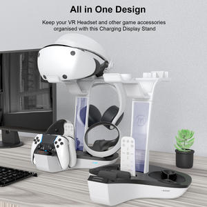 Présentoir de charge JYS-P5156 pour contrôleur <span class=keywords><strong>PS5</strong></span> VR2 Base de charge d'éclairage rvb pour <span class=keywords><strong>alimentation</strong></span> de poignée <span class=keywords><strong>PS5</strong></span> VR2 - Product Image 4