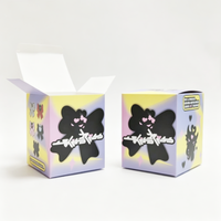 Boîte en carton couché C1S OEM pour jouets, taille, forme et impression personnalisées, carton pliable pour petites pièces de jouets, poupées et jeux éducatifs