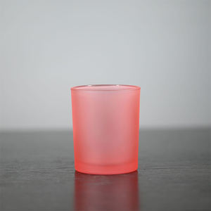 <span class=keywords><strong>Bougeoir</strong></span> de luxe en verre ambré givré mat et transparent avec couvercles en <span class=keywords><strong>bois</strong></span> pour la fabrication de bougies - Product Image 4