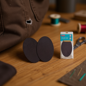 Patch Ilan 9,5X14cm Colore Avellana 2 Pezzi Per Riparazione Abbigliamento - Product Image 3