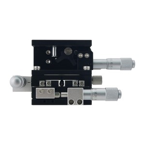 LD60-LM 60x60mm/2.4x2.4 "XYZ trục trượt giai đoạn Hướng dẫn sử dụng bàn trượt với micromet tay trái - Product Image 6