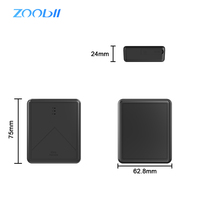 Traceur GPS portable 5000 mAh Mini GSM/Beidou 4G LTE WiFi/GPRS/LBS avec détection ACC, géorepérage, chargement sans fil et suivi en temps réel