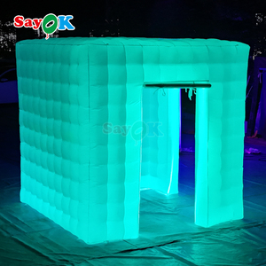 Sayok almacén en el extranjero tienda de cubo inflable LED cabina de fotos inflable recinto para fiestas - Product Image 5
