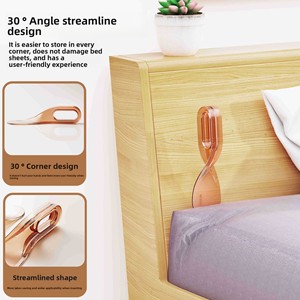 Lève-matelas ergonomique, cale de levage de matelas, outil de levage de matelas pour le lit, soulage les douleurs dorsales, aide au déplacement du lit - Product Image 5
