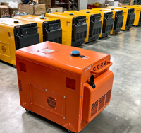Generador Diésel Portátil de Tipo Abierto de 5KW-12KW (5KVA-12KVA) para Uso Doméstico y Pequeños Negocios - Potencia Confiable y de Alta Resistencia