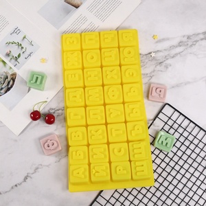 Molde de Silicona para Fondant con Alfabeto Ruso Tangchu, Molde para Pastel, Chocolate, Jabón Hecho a Mano, Resina Epoxi, Modelo 3366 - Product Image 2