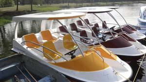 Alta qualità 4 persone barca elettrica di sicurezza acqua amuse programma nuovo popolare attrezzature sportive per la <span class=keywords><strong>vista</strong></span> sul <span class=keywords><strong>lago</strong></span> - Product Image 3