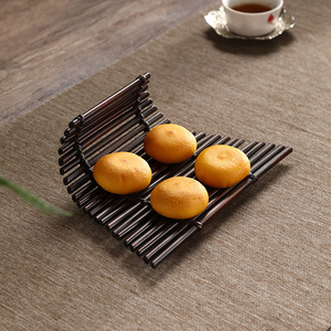 Luo's Bamboo Art Bamboo Tea <b>Mat</b> 3 Pcs Eco Friendly Oriental Design For Home Garden Hotel Restaurant - Product Image 4