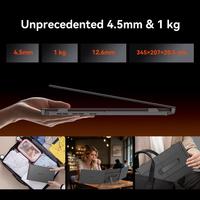 Vente directe d'usine en dropshipping, Blackview DCM6, ordinateur portable portable à double écran de 14 pouces, moniteur LCD d'extension avec support
