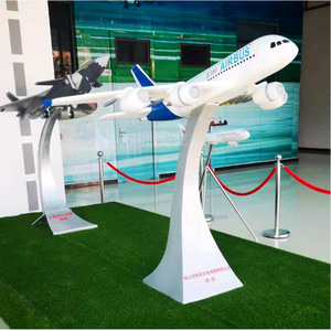 Modèle d'avion Airbus A380 en résine et fibre de verre pour exposition, fabricant Hui Zhou - Product Image 4