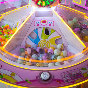 Máquina de grúa de garras para interiores, máquina de grúa de garras operada con monedas para centros comerciales, versión española, máquina de grúa de garras de plástico para niños con dulces - Product Image 4