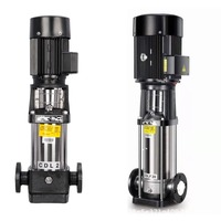 Pompa Booster Stainless Steel CNP CDL4-8 Vertikal Multistage Sentrifugal Air 4m³ 380V 1.5KW Pompa Air Filtrasi