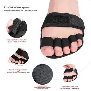 Calzini da Yoga a Cinque <span class=keywords><strong>Dita</strong></span>, Separatore <span class=keywords><strong>per</strong></span> Alluce Valgo e <span class=keywords><strong>Dita</strong></span> Sovrapposte, Comodi Calzini da Balletto Anti-Usura <span class=keywords><strong>per</strong></span> l'Avampiede - Product Image 2