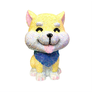 Ornement DIY en strass à faire soi-même avec colle à strass et outils, sculpture animale, cadeaux Kawaii pour amis - Product Image 1