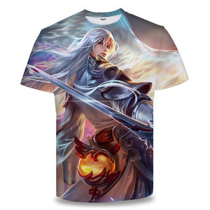T-shirt Oversize Personalizzata con Stampa 3D Tigre per Uomo, Stampa Digitale HD, Maniche Corte, Asciugatura Rapida, Casual, Honor of Kings - Product Image 6