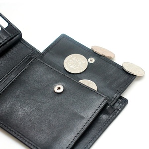 Cartera Bifold Boshiho de Cuero Genuino de Primera Capa con Bloqueo RFID para Tarjetas de Crédito, Monedero de Cuero para Hombre, Cartera de Diseño para Hombre - Product Image 2