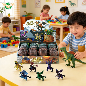 Caja Sorpresa de Regalos para Niños, Set de Modelos de Dinosaurios de Plástico, Juguetes de Ensamblaje DIY, Caja Ciega de Dinosaurios - Product Image 4