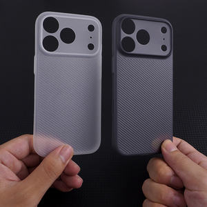 Twill thiết kế kết cấu siêu mỏng trường hợp điện thoại cho Iphone 17 Pro Frosted Matte điện thoại di động Bìa giá bán buôn - Product Image 6