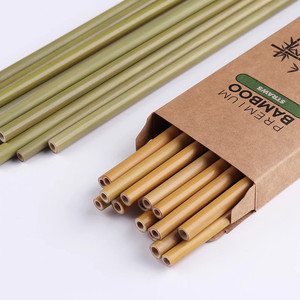 Organic Drinking <b>Bamboo</b> <b>Straw</b> Natural Custom Printed Drinking <b>Straws</b> - Product Image 3