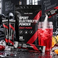 Mélange d'électrolytes instantané sans sucre OEM pur, boisson hydratante, suppléments sportifs, poudre de boisson électrolytique personnalisée