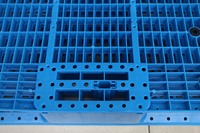 NEXARA Palettes en plastique double face 1210X1200X150mm Grille de stockage à 4 voies pour chariots élévateurs à fourche à simple face pour entrepôts