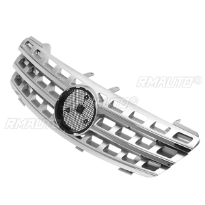 New Chrome / Black W164 ML320 Car Front Bumper <b>Mesh</b> <b>Grill</b> Grille <b>for</b> Mercedes <b>for</b> Benz ML Class W164 ML320 ML350 ML550 2005-2008 - Product Image 3