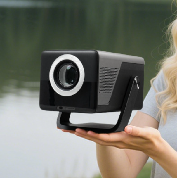 X7AR Portable Android Projector, Full Auto Correction Function, High Brightness LED, Multi-Scene Projection for Office & Home