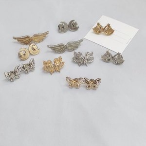 Diamantes de imitación mariposa cintura desmontable clavo libre costura libre ajustable par hebilla Jeans cintura tamaño revisado a cintura pequeña hebilla - Product Image 2