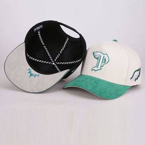 หมวกแก๊ปปักโลโก้สั่งทำคุณภาพสูง 5 ชิ้น แบบ Dad Hat ผ้าโพลีเอสเตอร์ 100% สีดำ หนังกลับ สไตล์สปอร์ต สำหรับกิจกรรมกลางแจ้ง บุซาติน - Product Image 4