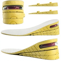 Rehausseur de hauteur pour chaussures, coussin d'air à 3 couches, semelles intérieures pour augmenter la taille pour hommes et femmes