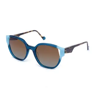 2024 China Wholesale New Fashion Fancy Color Matching Retro Laminated Frame Glasses Optical Sunglasses