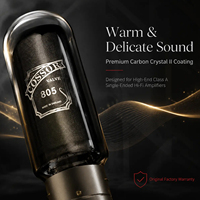 Tube à vide PSVANE COSSOR 805, triode à chauffage direct de 2e génération en cristal de carbone, base dorée à 4 broches pour amplificateur Hi-Fi de classe A