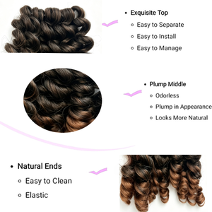 Extensiones de Cabello Sintético Personalizadas, Paquetes Rizados de Seda de Temperatura Media de 8 Pulgadas y 120g, Caja de 1/27, Venta al por Mayor Directa de Fábrica, Gran Demanda en Europa y África - Product Image 4