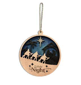 Chúa giáng sinh treo trang trí trên Cây giáng sinh bằng gỗ trang trí treo giáng sinh - Product Image 2