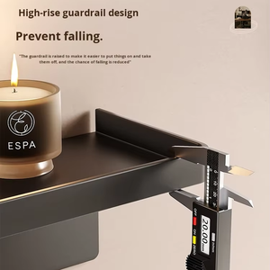 Nuevo Estante <span class=keywords><strong>de</strong></span> Almacenamiento Estilo Nogal Mejorado, Sin Necesidad <span class=keywords><strong>de</strong></span> Perforación, para Baño, Estante para Papel Higiénico Resistente y Duradero - Product Image 4
