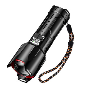 Lampe torche laser blanche RAYBOW 20W rechargeable haute puissance avec affichage numérique et double interrupteur pour extérieur - Product Image 2