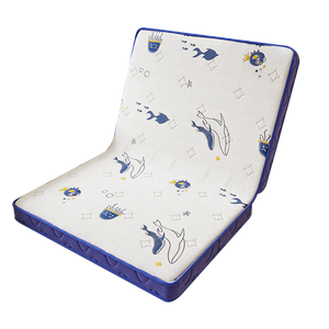 Colchón Tatami Híbrido Plegable Personalizable para Niños con Cubierta Extraíble Refrescante, Tela Moderna de Látex de Coco para la Columna Vertebral - Product Image 1