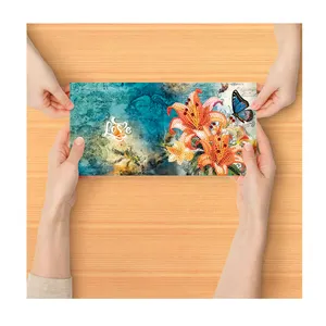 Kartu Ucapan lukisan berlian 5d sesuai pesanan kartu ulang tahun lukisan berlian bunga kartu ucapan untuk anak-anak