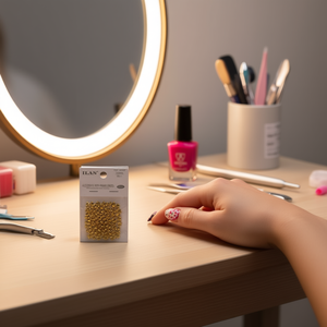 ILAN Star Rhinestones 3x6mm Dorado 8g Para Decoración de Uñas - Product Image 3