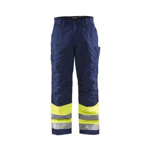 BLAKLADER - 186218113389C154 Pantalones de invierno Hi-Vis Amarillo/Azul marino-EAN 7330509369357 ROPA DE TRABAJO DE LA HI-VIS - Product Image 1