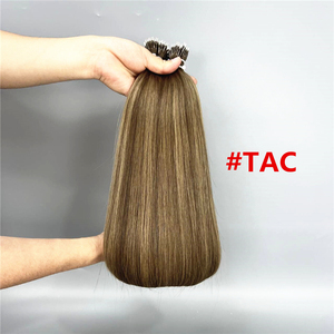 <span class=keywords><strong>Nano</strong></span> anillo doble dibujado 12A grado extensiones de cabello crudo 30 pulgadas suelta onda profunda y rizado recto teje 1B estilos preunidos - Product Image 3