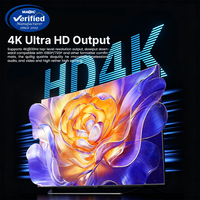 Câble USB-C vers HDMI plaqué or 4K30Hz 2M avec support de téléphone 2-en-1, câble tressé pour appareil photo, TV, ordinateur portable