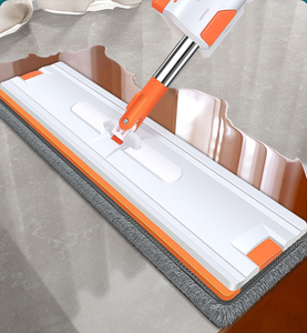 Con 5 pezzi in microfibra tamponi mocio 42cm <span class=keywords><strong>50cm</strong></span> per la pulizia del pavimento a mano senza mocio piatto - Product Image 6